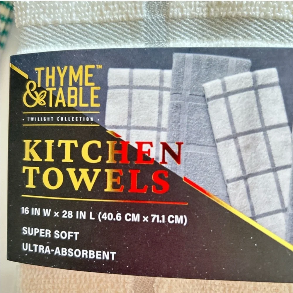 Hand Crafted Gray and White Hanging Kitchen Hand Towels Crochet Top